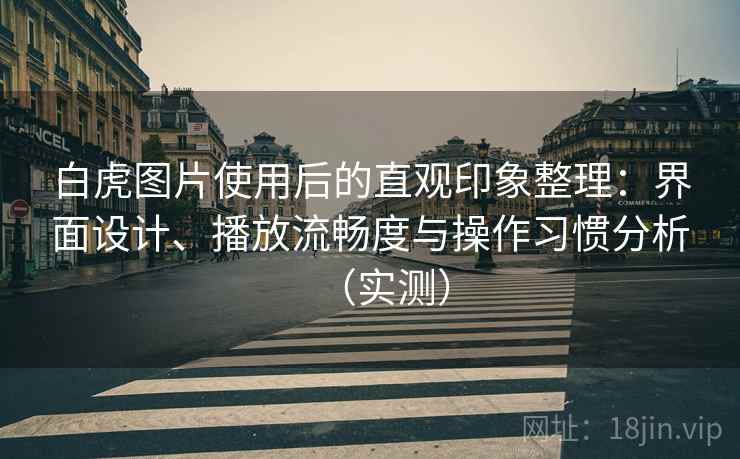 白虎图片使用后的直观印象整理：界面设计、播放流畅度与操作习惯分析（实测）