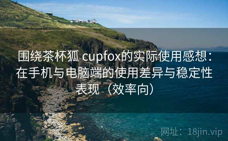 围绕茶杯狐 cupfox的实际使用感想：在手机与电脑端的使用差异与稳定性表现（效率向）